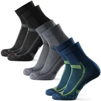 DANISH ENDURANCE Basicsocken Long Distance (3-Paar) rutschfeste Sportsocken, Ideal für Läufer, Anti-Blasen