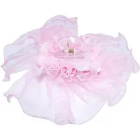 Funny Fashion Kostüm Haarclip mit Rosen - Rosa