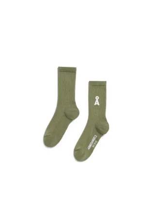 Armedangels - SAAMUS BOLD SOCKS fatigue green - Gr. - 40.5
