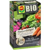 Compo Pflanzendünger COMPO Bio Naturdünger Guano 1 Kg