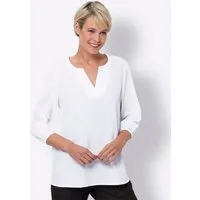 Sieh an! Klassische Bluse Schlupfbluse 3/4-Arm