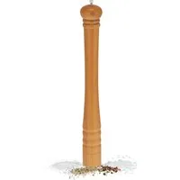 relaxdays Salz-/Pfeffermühle XXL Salz- und Pfeffermühle aus Holz, natur