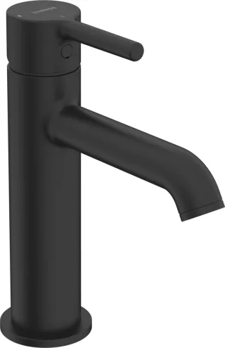 Hansa Waschtisch-Batterie HANSAVANTIS Style Kaltstart, Matt-Schwarz, 5437220733006 5437220733006