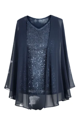 select! by Hermann Lange - Shirt marine - Gr. - 46