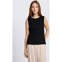TOM TAILOR Denim Trägertop T-Shirt Smock Top mit Stretch