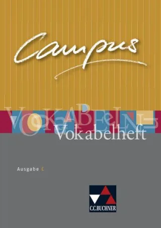 Campus - Ausgabe C. Gesamtkurs Latein in drei Bänden / Campus C Vokabelheft