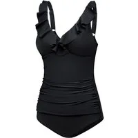 Aqua Speed Badeanzug Figur schmeichelnder Lydia Badeanzug mit kl. Handtuch (elegante Farben und jugendliches Design)