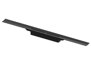Tece drainprofile Duschprofil, 1000 mm, Edelstahl gebürstet, schwarz, 671021 671021