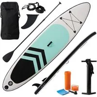 relaxdays Inflatable SUP-Board SUP Board aufblasbar Komplettset
