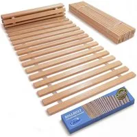Rollrost, Coemo, Kopfteil nicht verstellbar, Fußteil nicht verstellbar, Rollrost 80x200, 25 Leisten extrem stabil