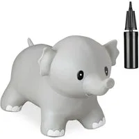 relaxdays Hüpftier Elefant, grau