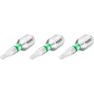 HAZET Bit Sechskant 6,3 (1/4 Zoll) Innen TORX Profil Profil 3 Stück - 2223N-T9/3