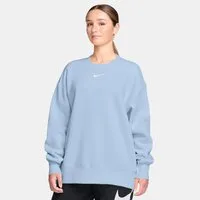 Nike Sportswear Sweatshirt W NSW PHNX FLC OS LONG CREW Oversize Passform, aus Baumwolle und Polyester, für Erwachsene