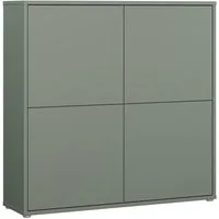 FORTE Highboard, Grifflos,Push to open, Stauraum