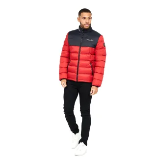 Born Rich - "Lyden" Steppjacke für Herren (Tangorot)