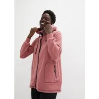 bonprix Fleecejacke A-Linien-Schnitt, Langarm-Design, aus 100% Polyester, Regular Fit