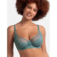 Dorina Bügel-BH (1-tlg) Curves mit feinem Spitzenbesatz