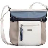 TOM TAILOR Umhängetasche Juna, Damen Handtasche, Schultertasche mit glänzenden Metall-Accessoires
