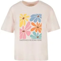Merchcode T-Shirt Merchcode Ladies Happiness Blooms Here Tee (1-tlg)