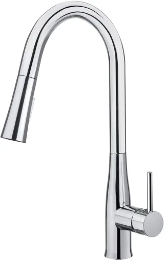 Neuesbad Serie 640 Spültischarmatur mit 'U' Auslauf und PULL-OUT SPRAY, Chrom NB1DEBDH072M1