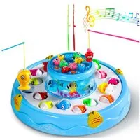 CLTYQ Lernspielzeug Magnetische Angelspiel Montessori Spielzeug ab 3 Jahre, Fische Angeln Spiele Spielzeug für Junge und Mädchen