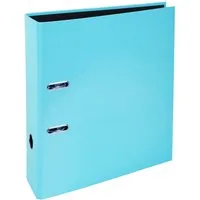 EXACOMPTA Aktenordner 10x Ordner Prem'Touch A4, Rücken 80mm, Aquarel, Pastellblau, 53564E, Ordner Papier Kollektion