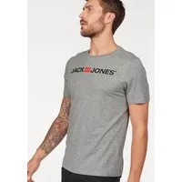 Jack & Jones T-Shirt JJECORP mit Print, vielseitig kombinierbar für den Alltag Logodruck, modisch, regular fit, Baumwolle, Rundhals