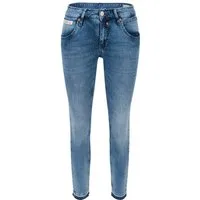 Herrlicher Stretch-Jeans HERRLICHER TOUCH Cropped Jogg Denim medium aged 5320-D9648-682