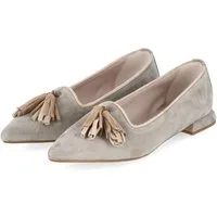 Kaerlek Kaerlek K140 SAL-CAM-CUO Damen Rauleder green Ballerina