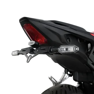 R&amp;G Kennzeichenhalter Heckumbau Honda CB 500 F/FA PC63 Bj.2019-2024 eintragungsfrei plug&amp;play /+LED