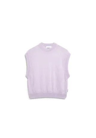 Armedangels - MOHAIR BLEND KNIT VEST moonlit lilac - Gr. - M