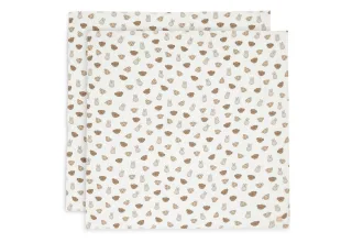 Jollein Spucktuch Hydrophill 115x115cm Miffy and Friends, 2-Pack