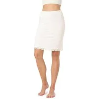 Bellivalini Unterrock Damen kurz aus Viskose BLV50-176 (1-tlg) mit Spitze