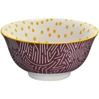 Cilio Schale AMICI Bowl Linien 18 cm, Porzellan, (Bowls)
