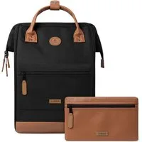 CABAIA Rucksack Essentials Backpack (Set, 3-tlg)