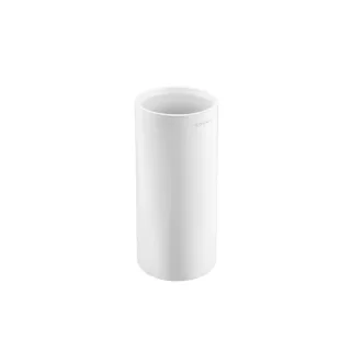 Cosmic Black and White Stand-Zahnbürstenhalter 6,2x6,2x14 cm, weiss matt, 2516553 WJC238A0053065
