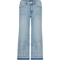 Zero Slim-fit-Jeans Damen mit weitem Bein.