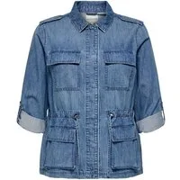 ONLY CARMAKOMA Jeansjacke CARKENYA L/S UTILITY DNM JKT AKM