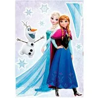Komar Wandtattoo Frozen Sisters - Größe 50 x 70 cm (8 St), selbstklebend, Wandsticker, Kinderzimmer