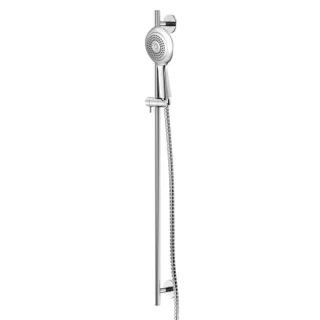 Steinberg Serie 100 Brausegarnitur 1001621 chrom, Stange 90,cm. Metallschlauch 180 cm