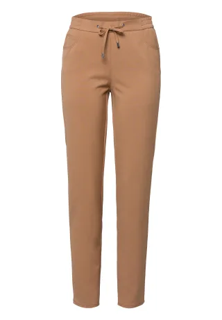 FRANK WALDER - Hose BRENDA NOS in 5-Pocket-Optik cappuccino - Gr. - 48