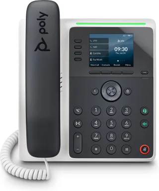 HP POLY Edge E220 IP Telefon und PoE-fähig | 82m87aa | IP-Telefon - Schwarz