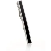 Karisma Krawattennadel Herren Edelstahl 316L Krawattennadel / Krawattenklammer / Tie Clip, schwarz Emailliert - STT006-KA