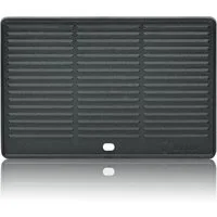 BBQ-Toro Grillplatte Gusseisen Grillplatte 41,5 x 27,5 cm, Wendeplatte, preseasoned, beidseitig verwendbar