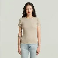 G-STAR T-Shirt Slim Rib Wmn in Rundhalsform