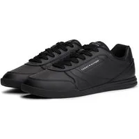 Tommy Hilfiger LOPRO CUP LEATHER Sneaker, Freizeitschuh, Halbschuh, Schnürschuh mit effektvollen Ziernähten