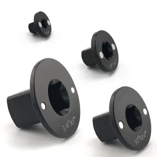 4Pcs Low Profile Impact Socket Adapter Set Cr-Mo Steel Drive Ratchet Adapter Magnetic Universal Adapter