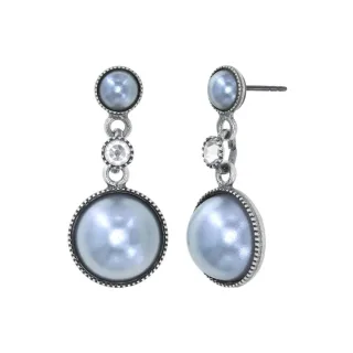 konplott - Ohrstecker - Bubble Cascade blau