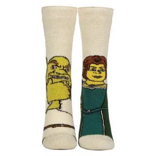 Damen-Thermo-Socken mit Shrek-Muster und weichem Fleece-Innenfutter