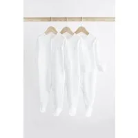 Next Schlafoverall Babyschlafanzüge aus Baumwolle im 3er-Pack (3-tlg)